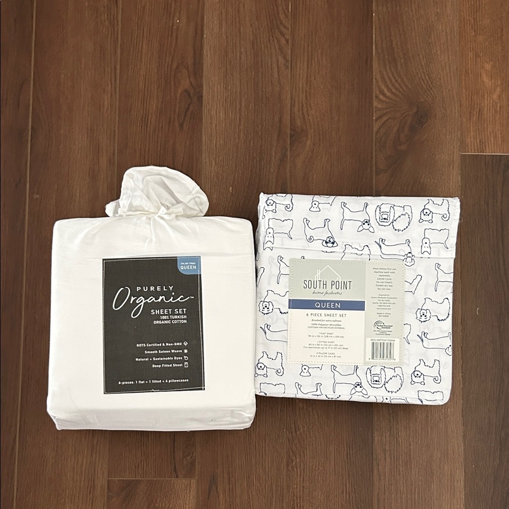 Queen- 2 sets of bedding